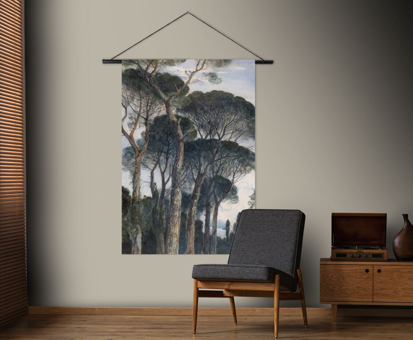 Art for the home Wandbild Schirmkiefern, (1 St), Wandteppich XL von Art for the home