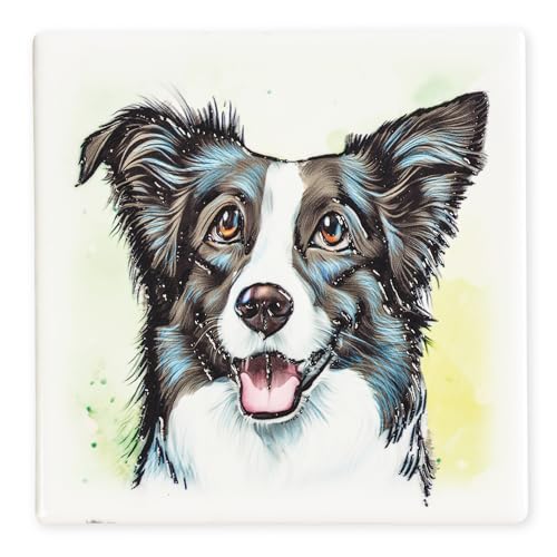 Art of Arora 3401 Border Collie Keramikmagnet, 7,5 x 7,5 cm Art of Arora 3401 Border Collie Keramikmagnet, 7,5 x 7,5 cm von Art of Arora