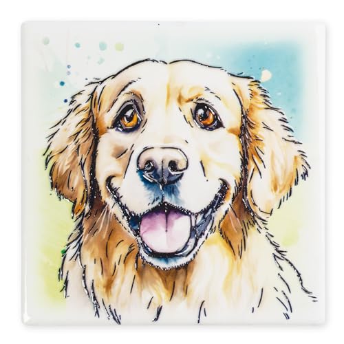 Art of Arora 3409 Golden Retriever Magnet, 7,5 x 7,5 cm Art of Arora 3409 Golden Retriever Magnet, 7,5 x 7,5 cm von Art of Arora