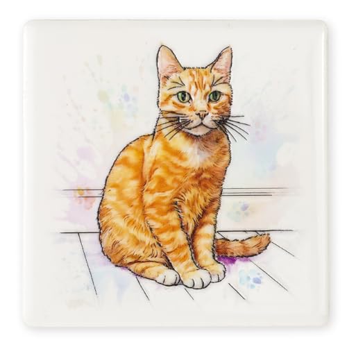 Art of Arora 3453 Keramikmagnet, Motiv Ingwerkatze, 7,5 x 7,5 cm Art of Arora 3453 Keramikmagnet, Motiv Ingwerkatze, 7,5 x 7,5 cm von Art of Arora