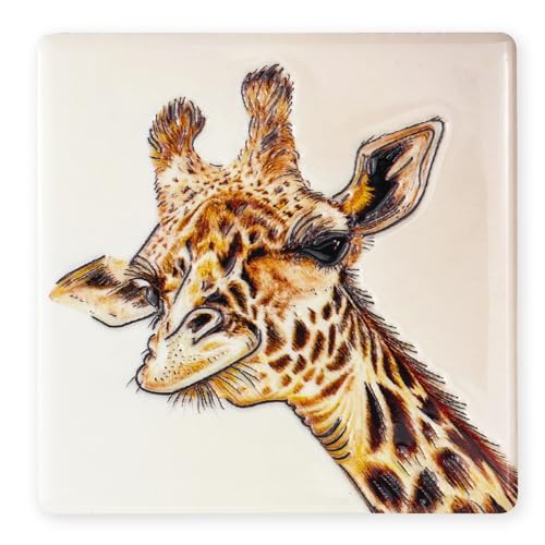 Art of Arora 3482 Giraffe Keramikmagnet, 7,5 x 7,5 cm von Art of Arora