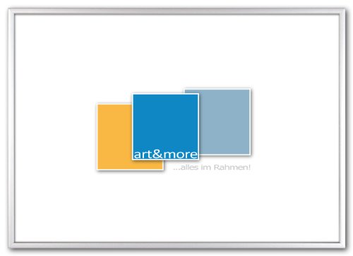 Bilderrahmen in Silber, Alurahmen für A3, S.08 Rahmen aus Aluminium für 29,7 x 42 cm – Antireflex von Art & More