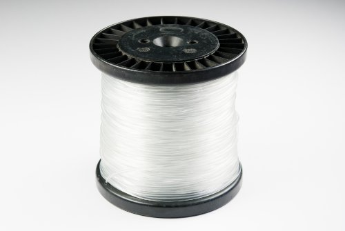 Art & More Perlonseil 100m Rolle Bilderschienen Perlonschnur 2mm Stärke Aufhängen von Bilder mit Haken und Seil, selbst schneiden einfach und schnell von Art & More