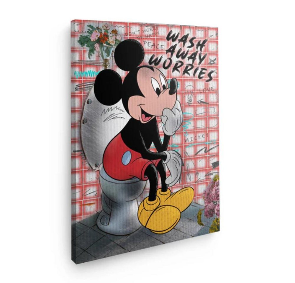 Art100 Leinwandbild MICKEY Worries" Pop Art Leinwandbild Kunst" von Art100