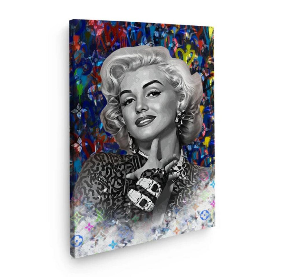 Art100 Leinwandbild Marylin LV Pop Art Leinwandbild Kunst von Art100