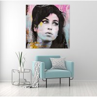 Amy Winehouse | Hochwertiger Druck Auf Leinwand von Art2Kunstraum