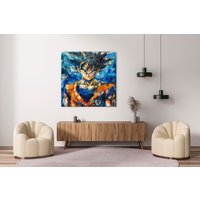 Animeheld | Hochwertiger Druck Auf Leinwand von Art2Kunstraum
