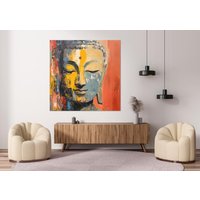 Buddha | Hochwertiger Druck Auf Leinwand von Art2Kunstraum