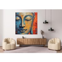 Buddha | Hochwertiger Druck Auf Leinwand von Art2Kunstraum