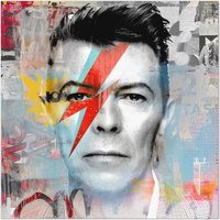 David Bowie | Hochwertiger Druck Auf Leinwand von Art2Kunstraum