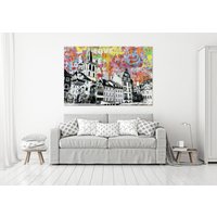Trier Marktplatz | Hochwertiger Druck Auf Leinwand von Art2Kunstraum