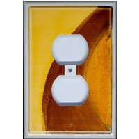 Erde Ton Steckdose Platte von Art2LightDesigns