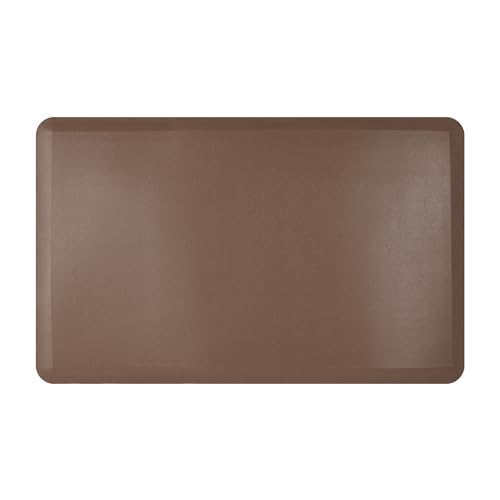 Art3d Anti-Ermüdungsmatte Komfortmatte gepolsterte Küchenmatte rutschfestes Schaumstoff-Komfortkissen für Stehpult Büro oder Garageboden 71 x 44 x 1,2 cm Braun von Art3d
