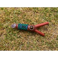 Perlen Holz Kuripe - Selbst Applikator von ArtAndean