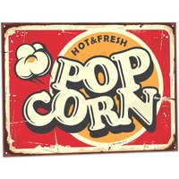 Retro Pop Corn Wall Art | 12 X 9 Zoll Metallschild Vintage Küche Dekor von ArtAttackPrintworks