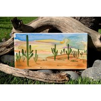 Albuquerque Handbemalte Keramikfliese/Ornament Wandkunst Home Decor von ArtByAdrienneStudio