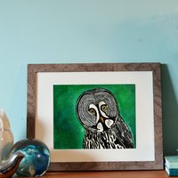 Bartkauz - 8x10" Limitierter Kunstdruck Bartkauz - 8x10" Limitierter Kunstdruck von ArtByPeleegirl