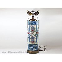 Mid-Century Royal Copenhagen Fayence Lampe Von Marianne Johnson Circa 1960Er Jahre von ArtDecoGalaxy