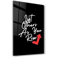 Heben Sie Andere, As You Rise Motivierende Glaswandkunst - Wohnkultur Bürodekoration Innendekoration Inspirationszitat Geschäftsabschluss Heben Sie Andere, As You Rise Motivierende Glaswandkunst - Wohnkultur Bürodekoration Innendekoration Inspirationszitat Geschäftsabschluss von ArtDesigna