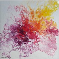 Handgefertigtes Original Bild Kunstwerk Auf Leinwand/ Keilrahmen 40x40cm Handgefertigtes Original Bild Kunstwerk Auf Leinwand/ Keilrahmen 40x40cm von ArtGalerieSL