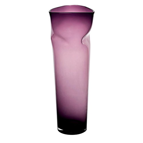 Blumenvase, Bodenvase, Glas Vase Andromeda, violett, 51 cm, moderner Style (Art Glass Powered by Cristalica) von CRISTALICA