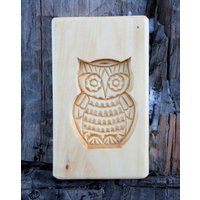 Eule Holz Keksform Lebkuchen Springerle Spekulatius Kashigata Form Handarbeit Geschnitzt Weihnachtsgeschenk Lindenbaum Eule Holz Keksform Lebkuchen Springerle Spekulatius Kashigata Form Handarbeit Geschnitzt Weihnachtsgeschenk Lindenbaum von ArtKomora