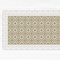 Fliesen Linoleum Teppich, Vinyl Bodenmatte. Sepia Auf Pvc Beige Design Gedruckt. Kunstmatt Fliesen Linoleum Teppich, Vinyl Bodenmatte. Sepia Auf Pvc Beige Design Gedruckt. Kunstmatt von ArtMatHome