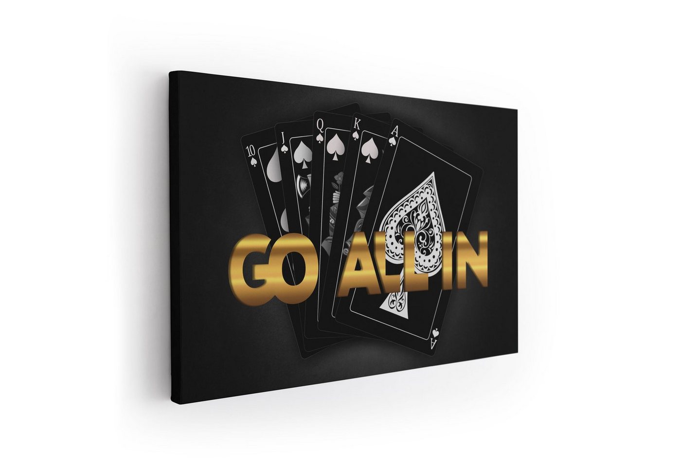 ArtMind Leinwandbild GO ALL IN, Premium Wandbilder als Poster ArtMind Leinwandbild GO ALL IN, Premium Wandbilder als Poster von ArtMind