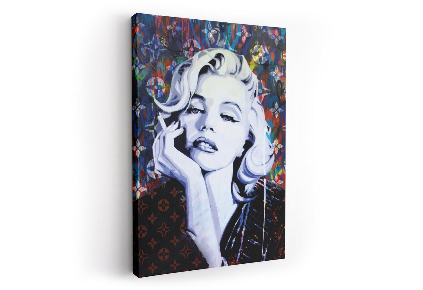 ArtMind Wandbild Marilyn Monroe, Premium Wandbilder als Poster & gerahmte Leinwand in 4 Größen, Wall Art, Bild, Canva von ArtMind