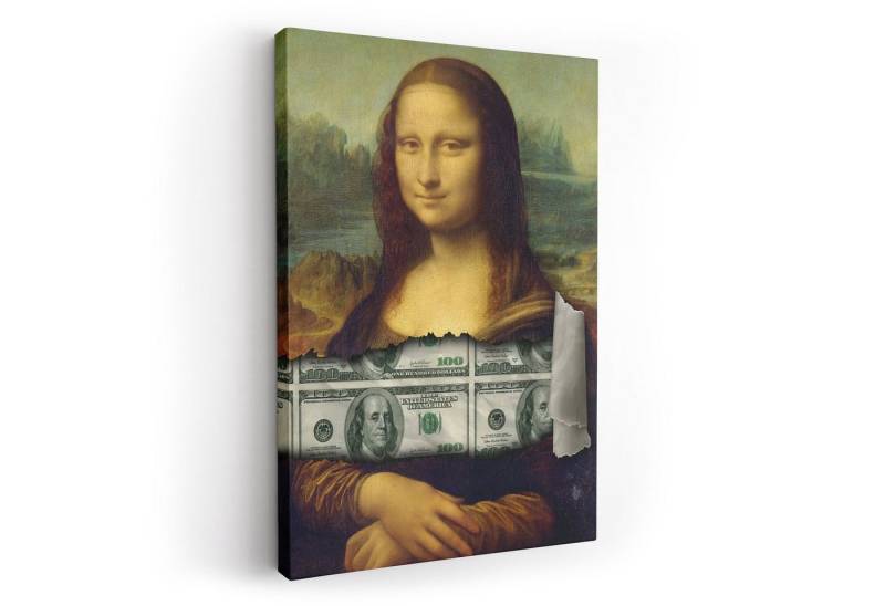 ArtMind Wandbild Mona Lisa, Premium Wandbilder als Poster & gerahmte Leinwand in 4 Größen, Wall Art, Bild, Canva von ArtMind