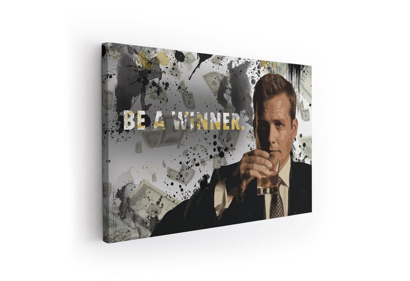 ArtMind XXL-Wandbild Be a winner, Premium Wandbilder als Poster & gerahmte Leinwand in 4 Größen, Wall Art, Bild, Canva von ArtMind