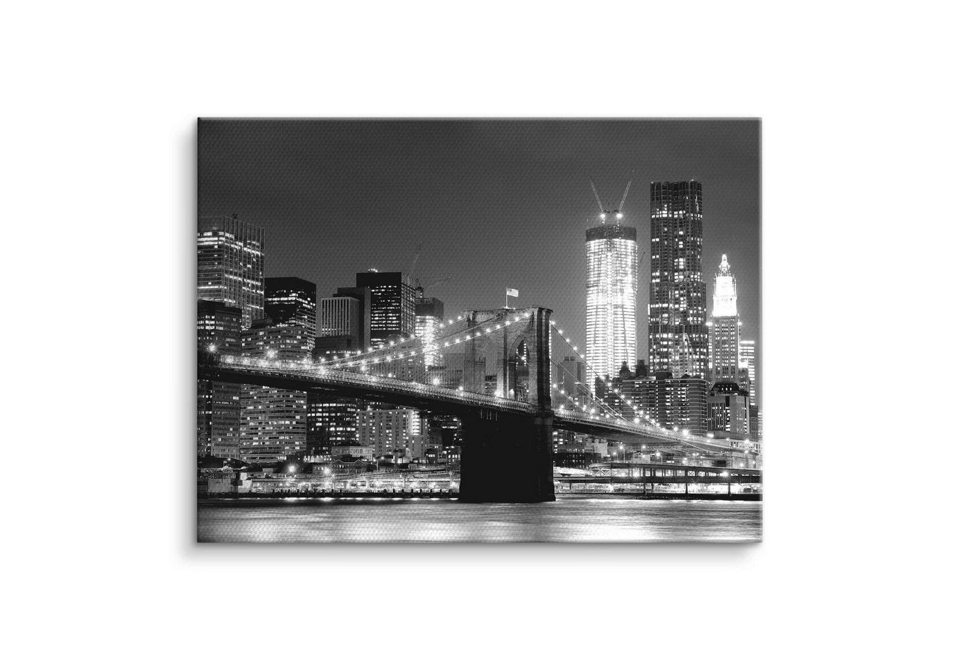 ArtMind XXL-Wandbild Brooklyn Bridge, Premium Wandbilder als Poster & gerahmte Leinwand in verschiedenen Größen, Wall Art, Bild, Canvas von ArtMind