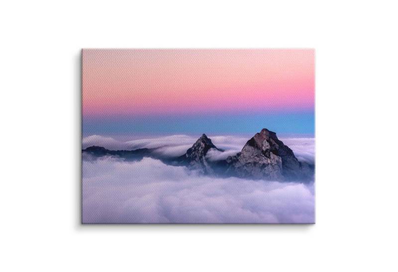 ArtMind XXL-Wandbild Cloudy mountains, Premium Wandbilder als Poster & gerahmte Leinwand in verschiedenen Größen, Wall Art, Bild, Canvas von ArtMind