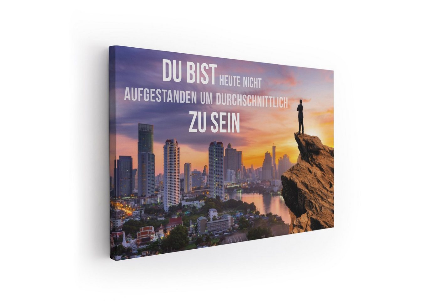 ArtMind XXL-Wandbild KEIN DURCHSCHNITT, Premium Wandbilder als Poster & gerahmte Leinwand in verschiedenen Größen, Wall Art, Bild, Canvas von ArtMind