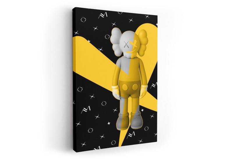 ArtMind XXL-Wandbild Kaws X, Premium Wandbilder als Poster & gerahmte Leinwand in 4 Größen, Wall Art, Bild, Canva von ArtMind