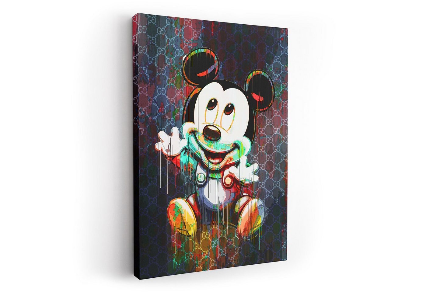 ArtMind XXL-Wandbild Micky Maus Baby, Premium Wandbilder als Poster & gerahmte Leinwand in 4 Größen, Wall Art, Bild, Canva von ArtMind