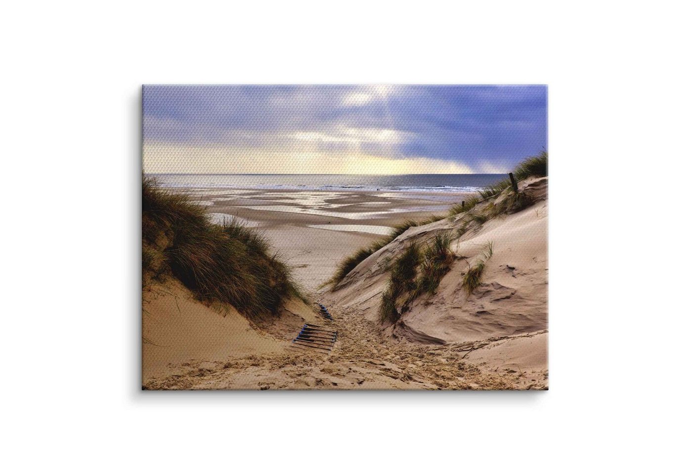 ArtMind XXL-Wandbild Sanddünen am Meer, Premium Wandbilder als Poster & gerahmte Leinwand in verschiedenen Größen, Wall Art, Bild, Canvas von ArtMind