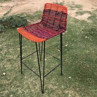 Barstuhl Barhocker Handgeflochtener Handgefertigter Stuhl Einzigartiger Für Garten Designer Long Chair Bunter Gartenstuhl Barstuhl Barhocker Handgeflochtener Handgefertigter Stuhl Einzigartiger Für Garten Designer Long Chair Bunter Gartenstuhl von ArtOfCity