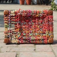 Buntes Bett Für Dekor Süßes Mini Handgefertigtes Dekoration Multi Color Kleines Charbai Handgemachtes von ArtOfCity