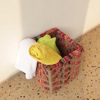 Schöne Handgemachte Wäschekorb Selten Wohnkultur Bunt Finden Handgewebter Korb Für Kleine Dinge von ArtOfCity