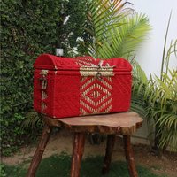 Sehr Reizender Stamm-Bunter Stamm-Handgewebter Weidenkorb Designer Aufbewahrungsstamm-Wicker Aufbewahrungsstamm-Handgewebter Stamm von ArtOfCity