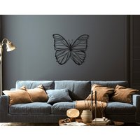 Schmetterling Metall Wandkunst, Dekor Für Zuhause, Boho Wohnzimmer Dekoration, Blume & Schmetterling, Geschenk Sie, Feel Life, Wandkunst von ArtOfEraStore