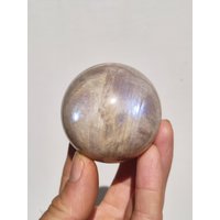 Mondstein/Moonstone ~ Edelstein Kugel Massage & Deko Sphere ~Hippie ~Goa ~Boho ~Ethno ~Nature ~Heilstein ~Natur ~Flash ~Schimmernd von ArtOfNatureBerlin