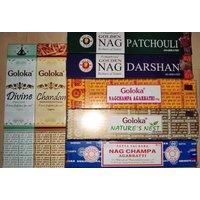 Räucherstäbchen Incense Goloka Nagchampa Natures Nest Chandan Divine Satya Nag Champa Tree Life Darshan Patchouli Räuchern Reinigen Set Räucherstäbchen Incense Goloka Nagchampa Natures Nest Chandan Divine Satya Nag Champa Tree Life Darshan Patchouli Räuchern Reinigen Set von ArtOfNatureBerlin