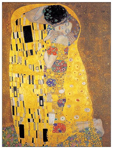 ArtPlaza AS10058 Der Kuss-(Klimt), Holz, Bunt, 50 x 1.8 x 70 cm von ArtPlaza