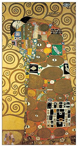 ArtPlaza AS10059 Embrace-(Klimt), Holz, Bunt, 51 x 1.8 x 100 cm von ArtPlaza