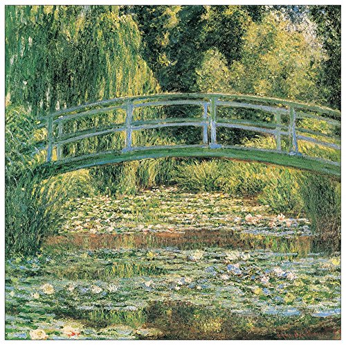 ArtPlaza AS10075 Le Pont Japonais-(Monet), Holz, Bunt, 70 x 1.8 x 70 cm von ArtPlaza