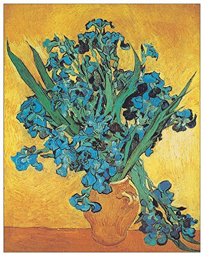 ArtPlaza AS10147 Iris-(Van Gogh), Holz, Bunt, 31 x 1.8 x 39 cm von ArtPlaza