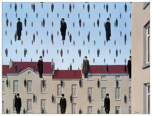 ArtPlaza AS10193 Golconde - (MAGRITTE), Holz, Bunt, 80 x 1.8 x 60 cm, 1 Einheiten von ArtPlaza