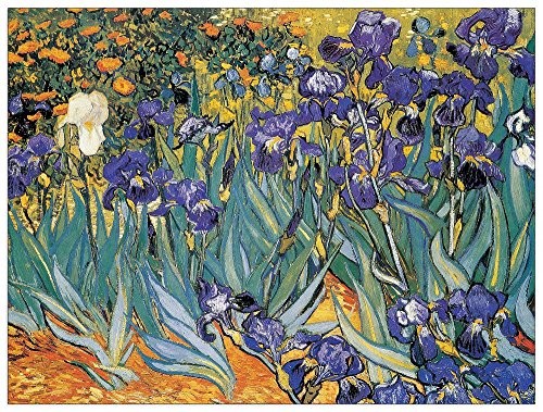 ArtPlaza AS10239 Irises-(Van Gogh), Holz, Bunt, 80 x 1.8 x 60 cm von ArtPlaza